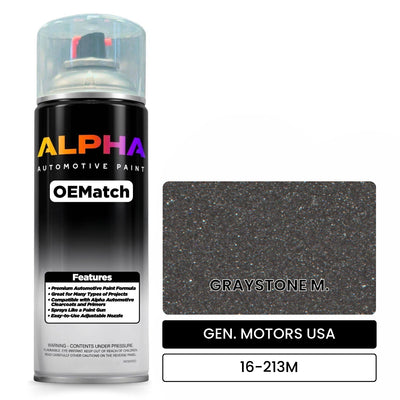 GEN. MOTORS USA GRAYSTONE M. 16-213M | OEMatch Automotive Spraycan