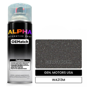 GEN. MOTORS USA GRAYSTONE M. WA213M | OEMatch Spray Can