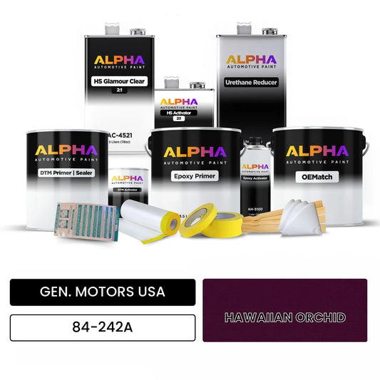 GEN. MOTORS USA HAWAIIAN ORCHID 84-242A OEMatch Vehicle Paint Kit