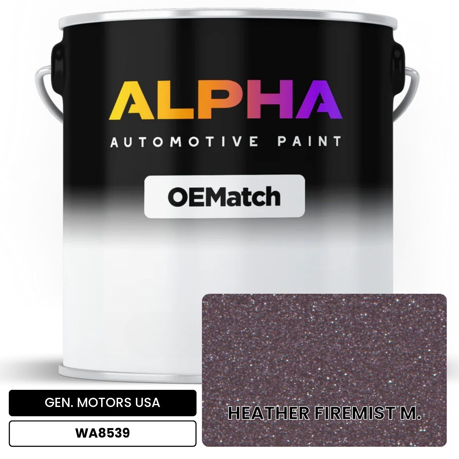 GEN. MOTORS USA HEATHER FIREMIST M. WA8539 OEMatch Basecoat
