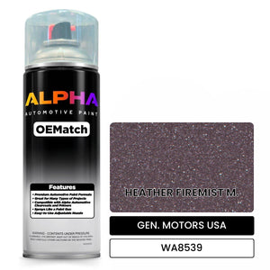 GEN. MOTORS USA HEATHER FIREMIST M. WA8539 | OEMatch Automotive Spraycan