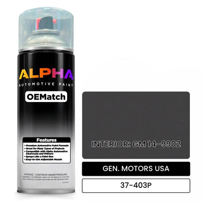 GEN. MOTORS USA INTERIOR: GM 14-9902 37-403P | OEMatch Automotive Spraycan