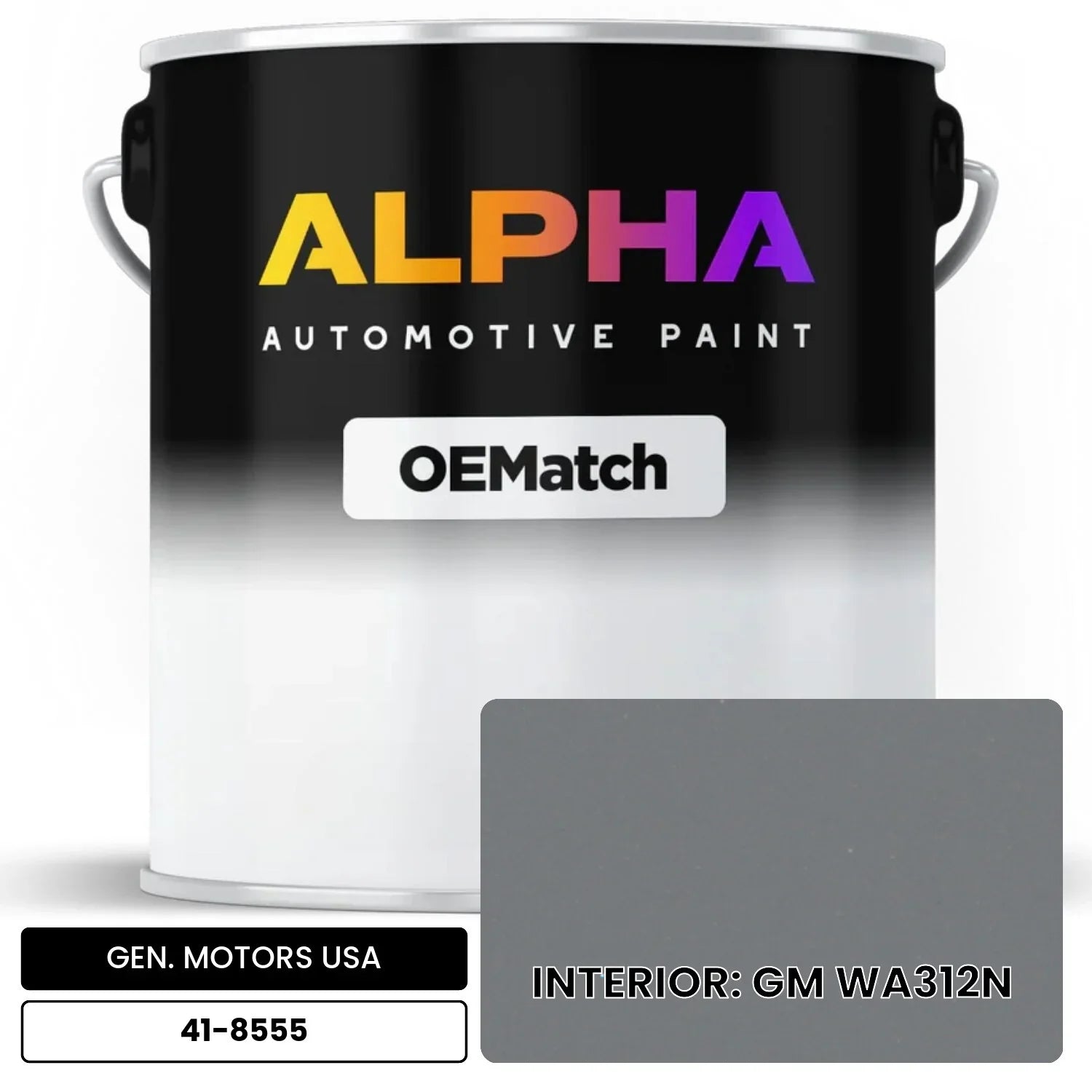 GEN. MOTORS USA INTERIOR: GM WA312N 41-8555 OEMatch Basecoat
