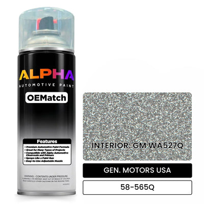 GEN. MOTORS USA INTERIOR: GM WA527Q 58-565Q | OEMatch Automotive Spraycan