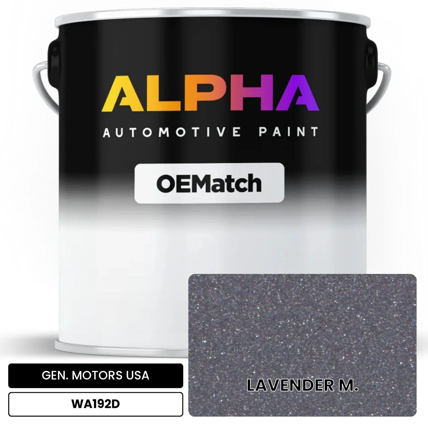 GEN. MOTORS USA LAVENDER M. WA192D OEMatch Basecoat
