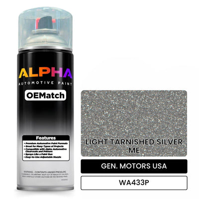 GEN. MOTORS USA LIGHT TARNISHED SILVER ME WA433P | OEMatch Automotive Spraycan