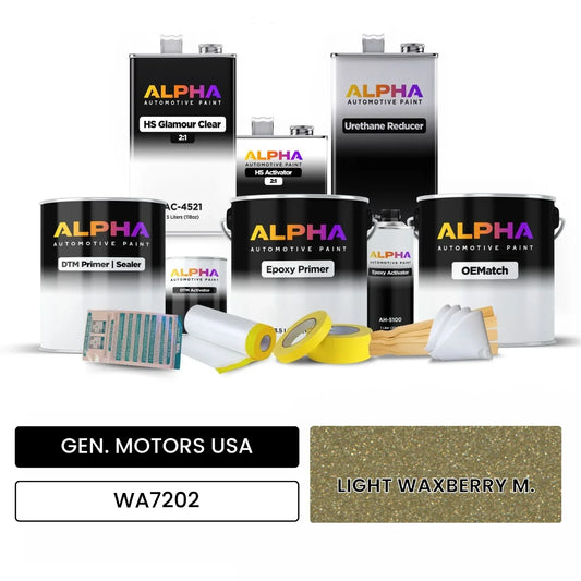 GEN. MOTORS USA LIGHT WAXBERRY M. WA7202 OEMatch Vehicle Paint Kit