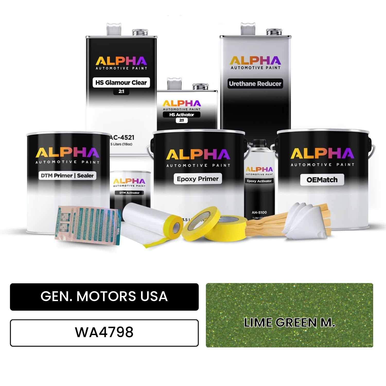 GEN. MOTORS USA  WA4798 OEMatch Car Kit
