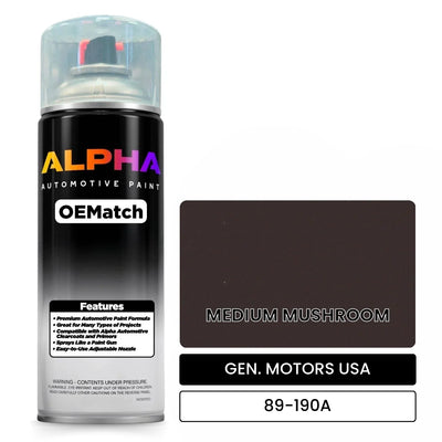 GEN. MOTORS USA MEDIUM MUSHROOM 89-190A | OEMatch Automotive Spraycan