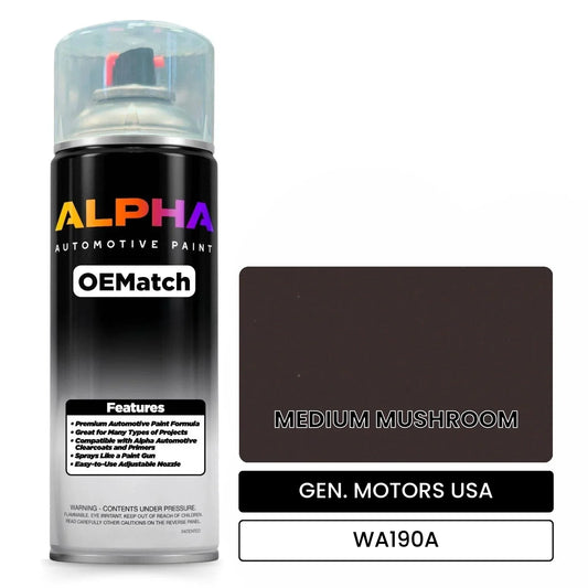 GEN. MOTORS USA MEDIUM MUSHROOM WA190A OEMatch Spraycan