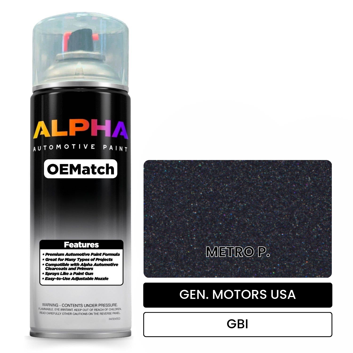 GEN. MOTORS USA METRO P. GBI OEMatch Spraycan