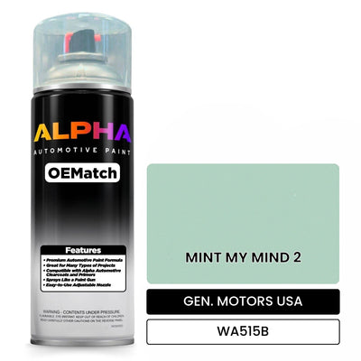 GEN. MOTORS USA MINT MY MIND 2 WA515B | OEMatch Automotive Spraycan