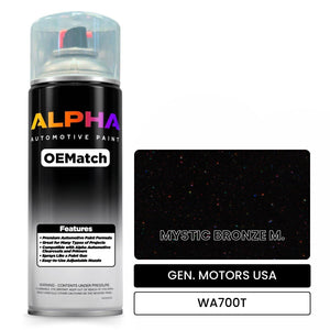 GEN. MOTORS USA MYSTIC BRONZE M. WA700T | OEMatch Automotive Spraycan