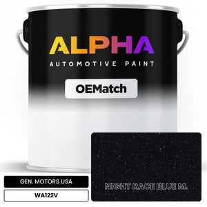 GEN. MOTORS USA NIGHT RACE BLUE M. WA122V | OEMatch Automotive Basecoat