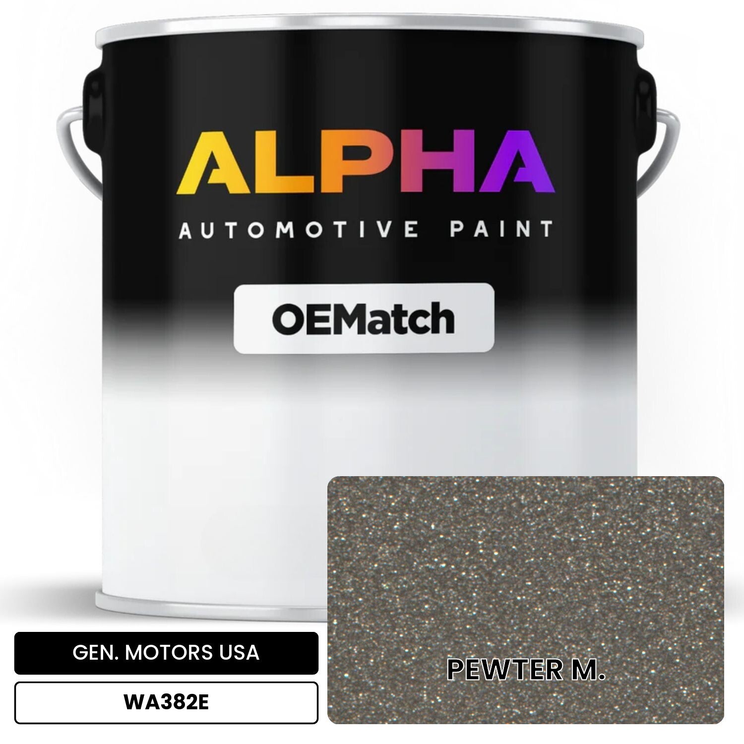 GEN. MOTORS USA  WA382E OEMatch Basecoat