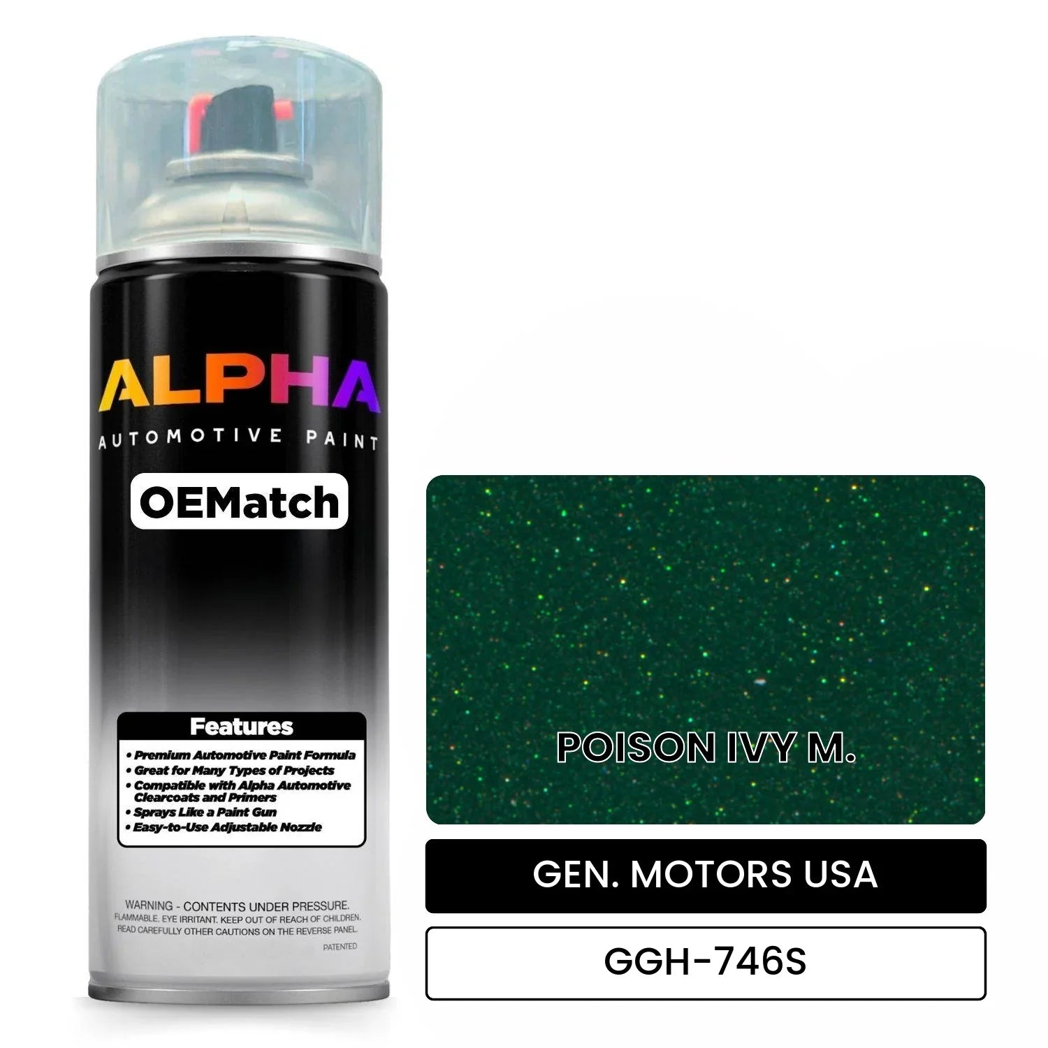 GEN. MOTORS USA POISON IVY M. GGH-746S OEMatch Spraycan