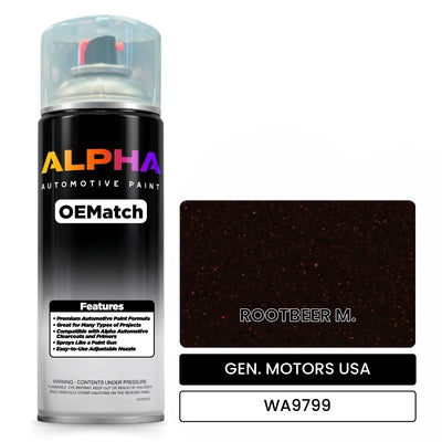 GEN. MOTORS USA ROOTBEER M. WA9799 | OEMatch Automotive Spraycan