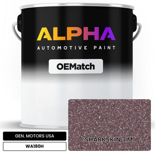 GEN. MOTORS USA SHARKSKIN 3 M. WA180H OEMatch Basecoat