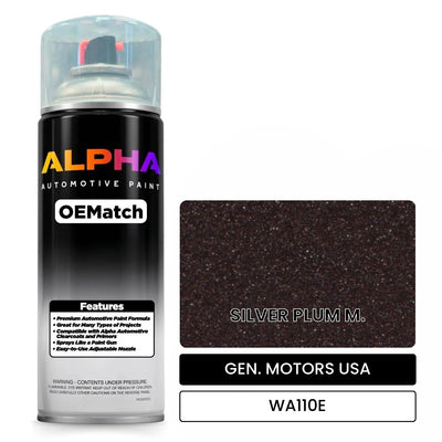 GEN. MOTORS USA SILVER PLUM M. WA110E | OEMatch Automotive Spraycan