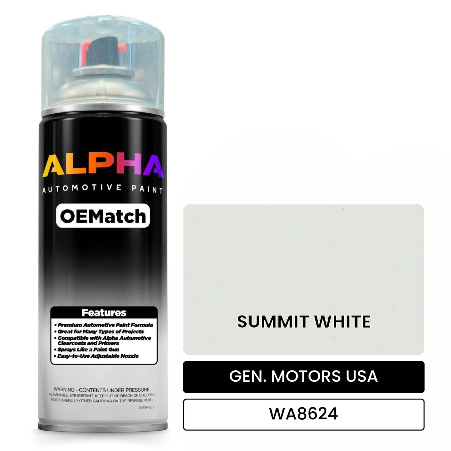 GEN. MOTORS USA  WA8624 OEMatch Spraycan