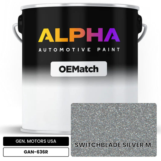 GEN. MOTORS USA  GAN-636R OEMatch Basecoat