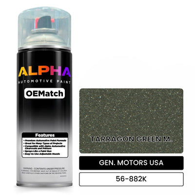 GEN. MOTORS USA TARRAGON GREEN M. 56-882K | OEMatch Automotive Spraycan