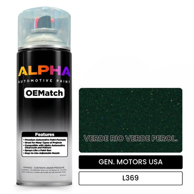 GEN. MOTORS USA VERDE RIO VERDE PEROL. L369 | OEMatch Automotive Spraycan