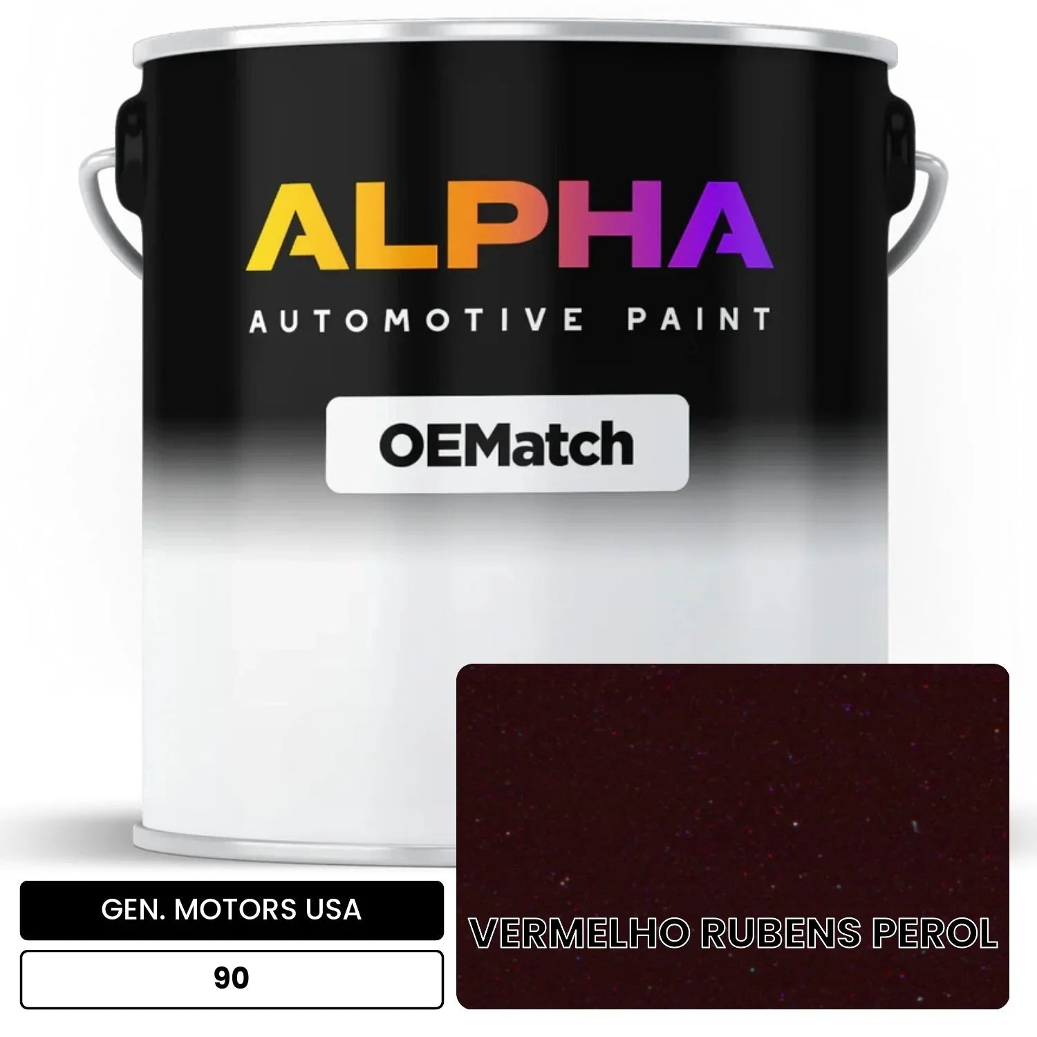 GEN. MOTORS USA VERMELHO RUBENS PEROL 90 OEMatch Basecoat