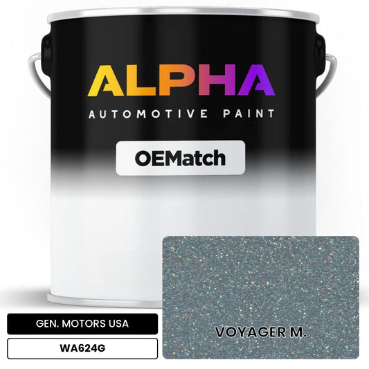 GEN. MOTORS USA VOYAGER M. WA624G OEMatch Basecoat