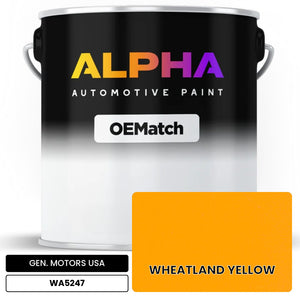 GEN. MOTORS USA WHEATLAND YELLOW WA5247 | OEMatch Automotive Basecoat
