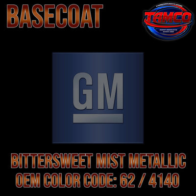 GM Bittersweet Mist Metallic | 62 / 4140 | 1971-1972 | OEM Basecoat - The Spray Source - Tamco Paint Manufacturing