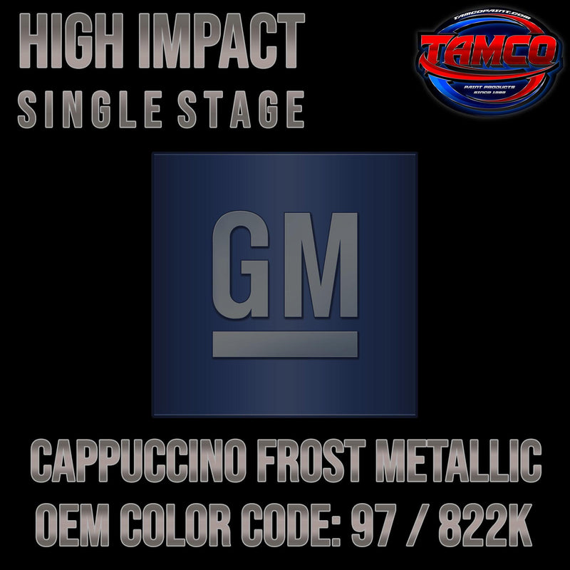 GM Cappuccino Frost Metallic | 97 / 822K | 2003-2007 | OEM High Impact Single Stage - The Spray Source - Tamco Paint Manufacturing
