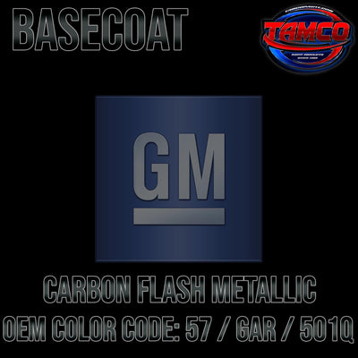 GM Carbon Flash Metallic | 57 / GAR / 501Q | 2008-2013 | OEM Basecoat - The Spray Source - Tamco Paint Manufacturing