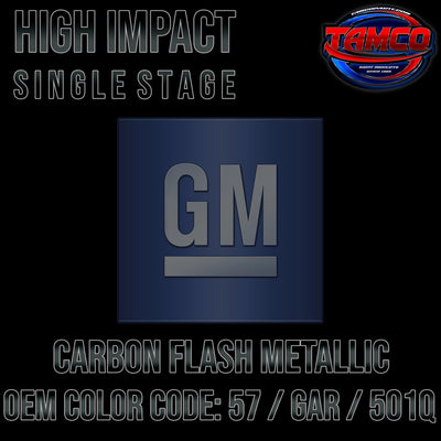 GM Carbon Flash Metallic | 57 / GAR / 501Q | 2008-2023 | OEM High Impact Single Stage - The Spray Source - Tamco Paint Manufacturing