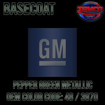 GM Forest Green | 48 / 3970 | 1970 | OEM Basecoat - The Spray Source - Tamco Paint Manufacturing