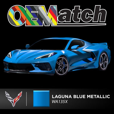 GM Laguna Blue Metallic | OEM Drop-In Pigment - The Spray Source - Alpha Pigments