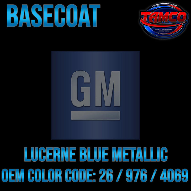 GM Lucerne Blue Metallic | 26 / 976 / 4069 | 1970-1973 | OEM Basecoat - The Spray Source - Tamco Paint Manufacturing