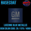 GM Lucerne Blue Metallic | 26 / 976 / 4069 | 1970-1973 | OEM Basecoat - The Spray Source - Tamco Paint Manufacturing