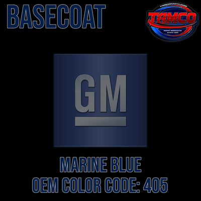 GM Marine Blue | 405 | 1958 | OEM Basecoat - The Spray Source - Tamco Paint Manufacturing