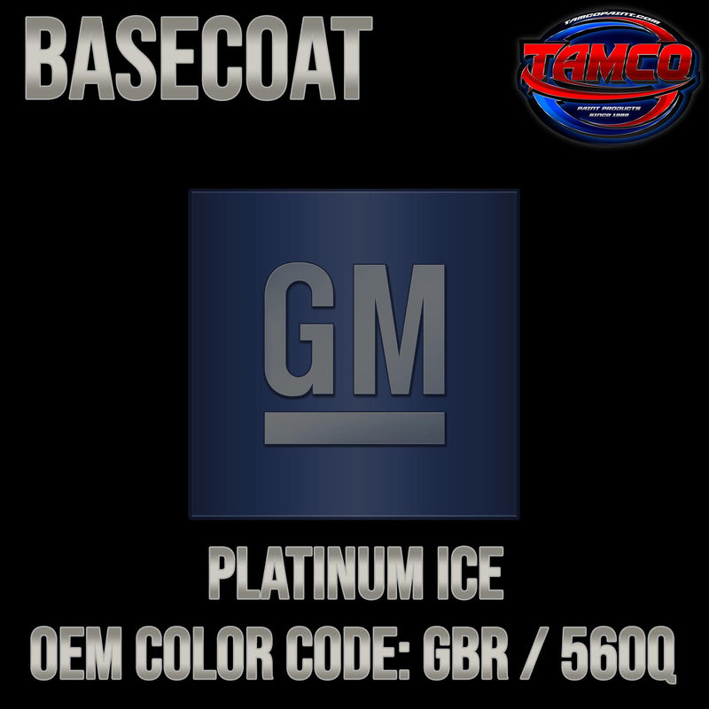 GM Platinum Ice | GBR / 560Q | 2008-2016 | OEM Tri-Stage Basecoat - The Spray Source - Tamco Paint Manufacturing