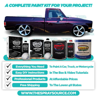 Grapeness Candy Pearl Car Kit (Black Ground Coat) - The Spray Source - Tamco Paint