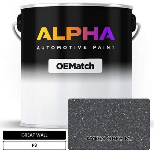GREAT WALL AYERS GREY M. F3 OEMatch Basecoat