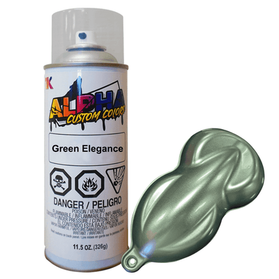 Green Elegance Spray Can Midcoat - The Spray Source - Alpha Pigments