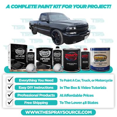 Green Sinister Triple Reboot Series Car Kit (Black Ground Coat) - The Spray Source - Tamco Paint