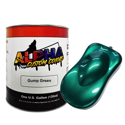 Gump Green Paint Basecoat Midcoat - The Spray Source - Alpha Pigments