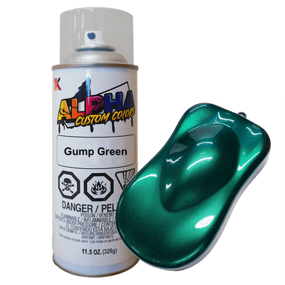 Gump Green Spray Can Midcoat - The Spray Source - Alpha Pigments