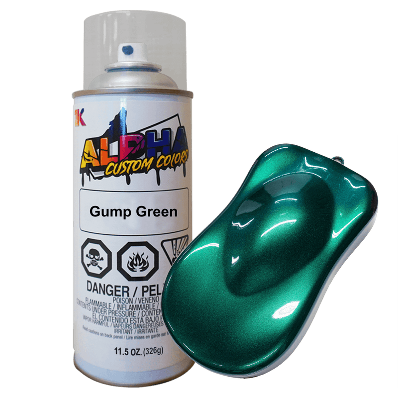 Gump Green Spray Can Midcoat - The Spray Source - Alpha Pigments