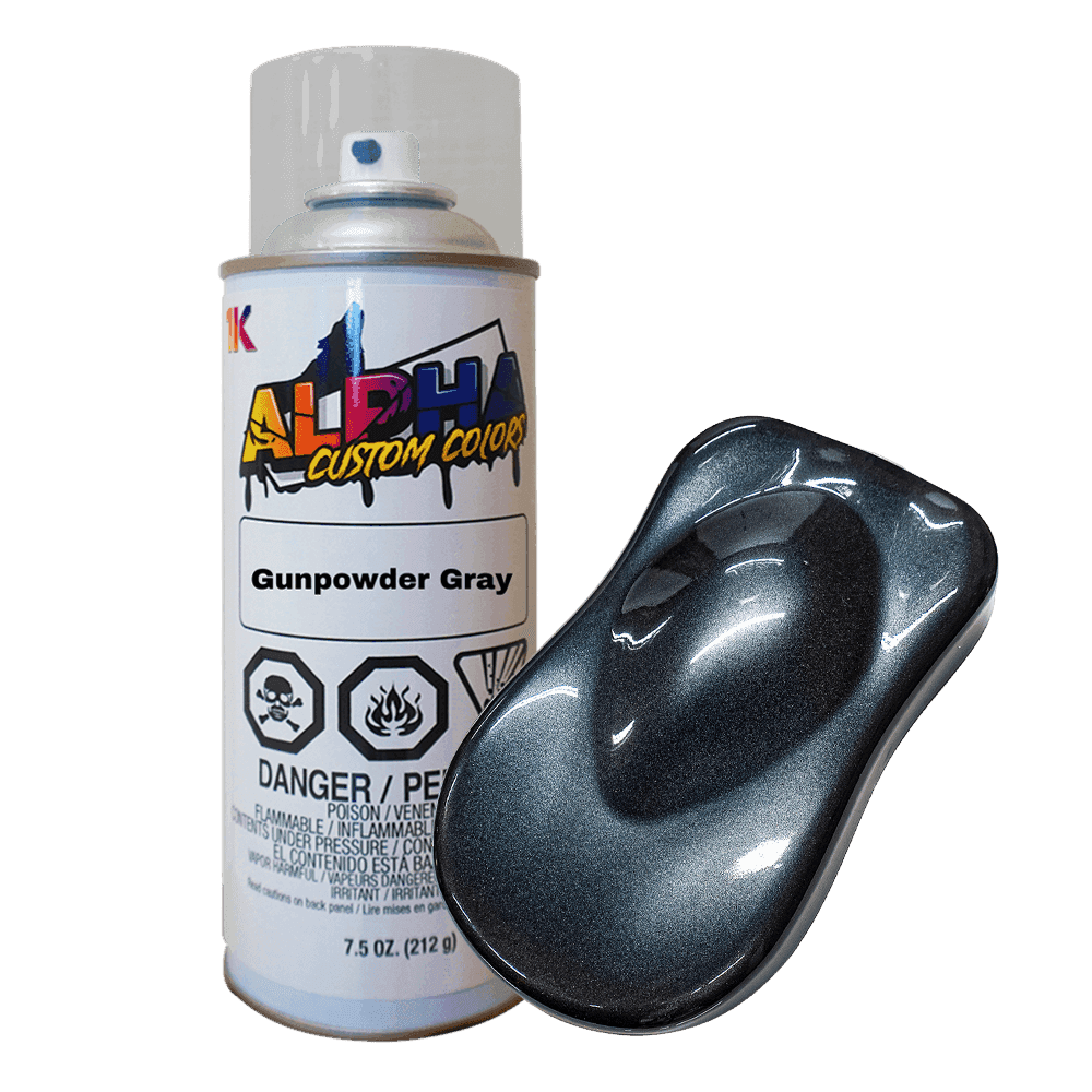 Gunpowder Gray Bike Paint Kit - The Spray Source - Alpha Pigments