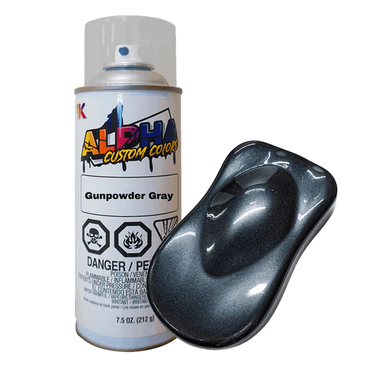 Gunpowder Gray Bike Paint Kit - The Spray Source - Alpha Pigments