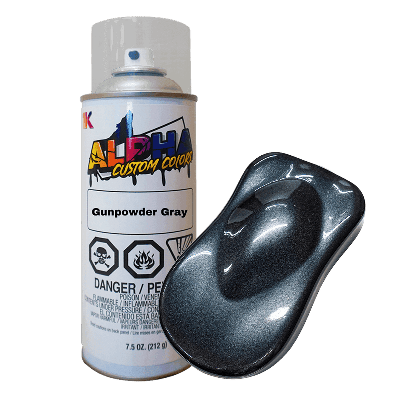 Gunpowder Gray Bike Paint Kit - The Spray Source - Alpha Pigments